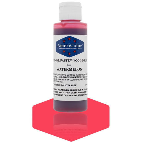 AmeriColor Food Coloring, Watermelon Soft Gel Paste, 4.5 Ounce...