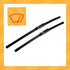 2 Wipers Automotive Replacement Windshield Wiper Blades Front Wiper Set 22inch+19inch Wipers (Pack Of 2) All Season Fit U/J HOOK OEM Quality Stabl...