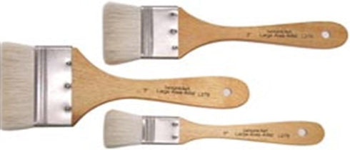 3 Large Area Soft Wash Paint Brushes~gesso, Basecoating...