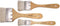 3 Large Area Soft Wash Paint Brushes~gesso, Basecoating...