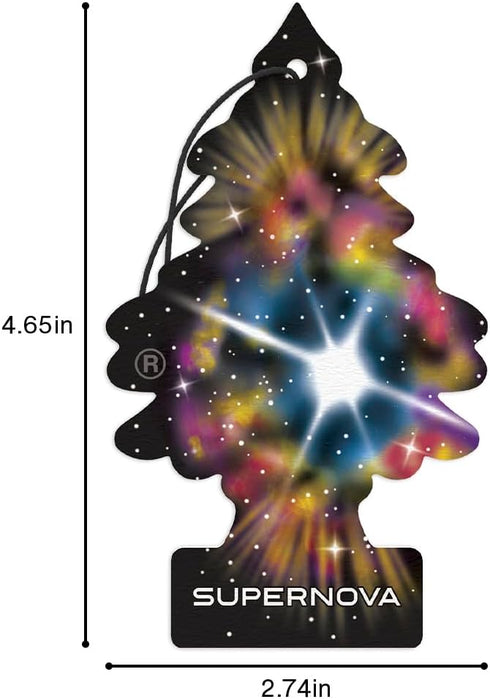 LITTLE TREES Air Fresheners Car Air Freshener. Hanging Tree Provides Long Lasting Scent for Auto or Home. Supernova, 24 Air Fresheners...