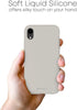 GOOSPERY Liquid Silicone Case for Apple iPhone XR 6.1 Inch (2018) Jelly Rubber Bumper Case with Soft Microfiber Lining (Stone)...