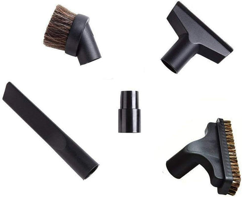 EZ SPARES 5PCS Universal Replacement 32mm&35mm Vacuum Cleaner Accessories Horsehair Brush Kit for 1 1/4 inch 1 3/8 inch Crevices Tool Kit...