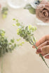 Ling's Moment Artificial Plants Eucalyptus Leaves Branches,18Pcs 15" Tall Fake Greenery Filler Decor w/Stems, Realistic Texture Flocked Plants for...