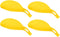 uxcell Silicone Spoon Rest, 7.68" x 3.74" Heat Resistant Kitchen Utensil Holder Spatula Ladle Rest for Counter Stove Top, Yellow 4Pcs...