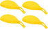 uxcell Silicone Spoon Rest, 7.68" x 3.74" Heat Resistant Kitchen Utensil Holder Spatula Ladle Rest for Counter Stove Top, Yellow 4Pcs...