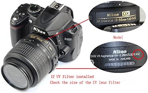 ChromLives 58mm Lens Cap with Lens Cap Leash Hole Bundle Compatible with Nikon Canon DSLR Cameras (58mm)- 4 Pack...