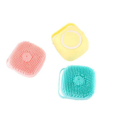 3Pcs Pet Bath Brush Durable Soft Silicone Pet Hair Comb Multicolor Cat Dog Grooming Tools Pet Supplies...
