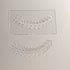 Set of 2 Baseball Print Stencil,Bleached Shirt Stencil, Baseball Acrylic Stencil for T-shirt Stencil,Sublimation Crafting (7'')...