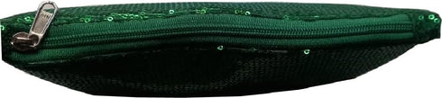 KVR Sequin Polyester Fabrics Clutch Fashion Party Dance Vintage Sparkle purse handbag with Satin lining inside...