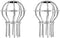 Hemobllo 2 pcs Grille downspout Cover Outdoor Gutter Guard Sink Filter Strainer roof Drainer roof Drain Dome Strainer Wire Drain Bath Drain Strain...