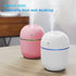 Ultrasonic 220ml Mini Humidifier Aroma Oil Diffuser USB Cool Mist Humidifier with Colorful Night Light for Home Car,Kitchen (White)...