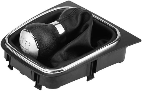 KIMISS 6 Speed Car Gear Shift Knob Lever Stick Gaitor Boot Cover for Golf 6 MK5 MK6 for Jetta 2005-2014...