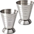 Stainless Steel Measuring Cup, 2.5 oz, 75 ml, 5 Tbsp, Cocktail Jiggers, Pack of 2...