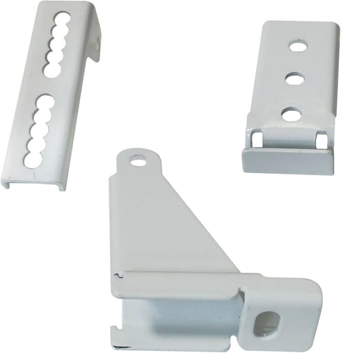 Doors Closer Kit Reinforced Storm Door Hardware Bracket Gate Lock Repair Member Replacement Parts Compatible with Andersen Emco Larson (White)...