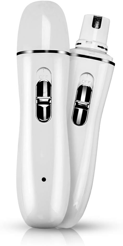 Electric Dog Nail Grinder, 2-Speed Electric Rechargeable Pet Nail Trimmer Paws Grooming & Grinding Tool for Small Medium Large Dog & Cats, Include...