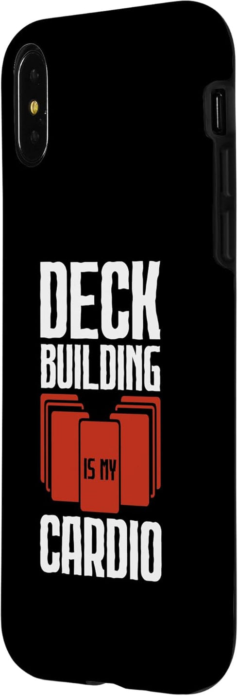 iPhone X/XS Deck Building Is My Cardio Card Player Collectible Card Game Case...