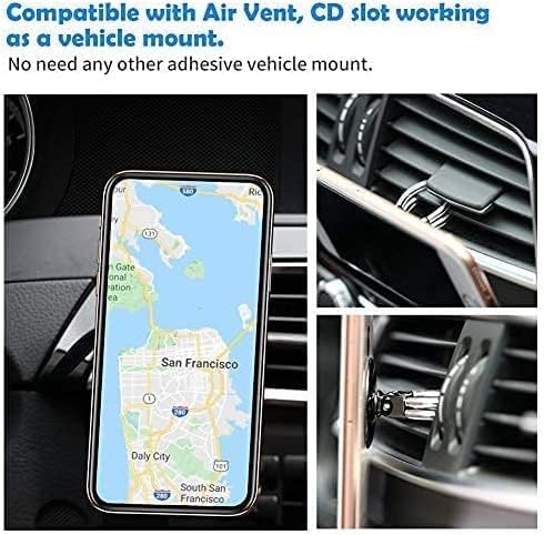AirFly Phone Finger Ring Holder, Universal Metal Phone Ring, Table Stand Kickstand, Car Vent Mount, Finger Grip Compatible All Smartphones, 4 Item...