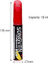 Red Car Touch Up Paint Pen Auto Scratch Repair Remover Pen Auto Painting Pen Car Scratch Remover (red)...