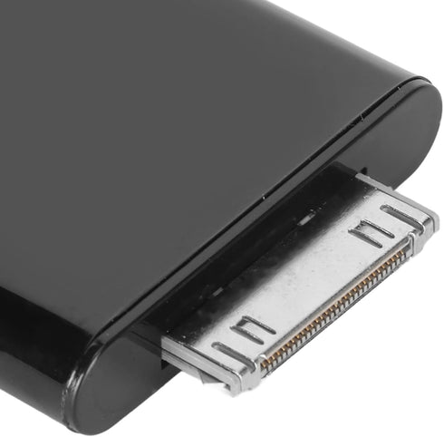 30 Pin Bluetooth Adapter Receiver, Bluetooth Transmitter Plug and Play & Automatic Compatible with iOS Pod and Other 30 Pin Dock Speakers (Black)...