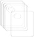 5pcs Acrylic Makeup Mixing Tray Paint Pallet Mixing Palette with Thumb Hole for Painting Art Oil Painting Craft Cosmetic Makeup Palette (3.94x3.27...