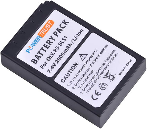 2Pack PS-BLS1 BLS 1 BLS1 BLS-1 Li-ion Batteries and LCD USB Charger for Olympus E-PL1 E-P1 E-P2 EP3 EPL3 Evolt E400 E410 E420 E450 E620...