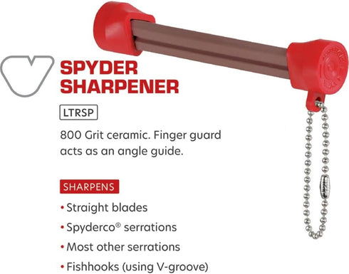 Lansky Spyder Knife Sharpener: Specially Designed for Serrated Knife Sharpening - LTRSP...
