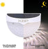 KBP Solar Fence Lights Outdoor Decorative Garden Lights Waterproof Wall Lights for Patio, Yard, Stairway (White)...