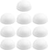 Crafjie 10PCS 3 Inchs Half Foam Balls White Half Round Polystyrene Foam Balls Craft Supplies Hemispherical Christmas Craft Ballfor DIY Home Craft ...