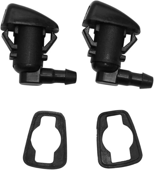 ZHParty 2 Pcs Front Windshield Washer Nozzle Wiper Spray Jet Kit fit for GMC Acadia 07-15, Chevroelt Traverse 09-17, Buick Enclave 07-11, Saturn O...