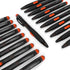 ARTEZA HB Mechanical Pencil Pack of 20, 0.7 Millimeter Medium Point Lead and Replaceable Eraser, Latex-Free Grip, Office and School Supplies...