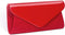 WALLYN'S Patent Leather Clutch Classic Purse Evening Bag Handbag With Flannelette...