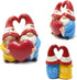 Garden Gnome Outdoor Statues Sweet Couple Gnomes Holding Heart Decor Resin Gnomes Sculptures for Yard Patio Home Lawn Outside Decorations Ornament...