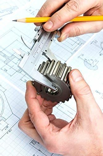 Spurtar Vernier Caliper, 6" Stainless Steel Caliper Measuring Tool, 0-6Inch/0-150mm Manual Micrometer Non Digital Calipers, 0.001"/0.02mm High Pre...