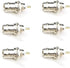 BNC Chassis Panel Mount Socket Female Jack Solder Type Connectors Adapter 6-Pack...