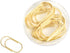 Gold Jumbo Paper Clips 20pcs Oversized Gold Paperclips 50mm/2 inch Non Skid Smooth Finish Steel Wire Office Supply Accessories...