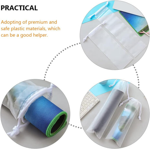 10pcs Umbrella Storage Bag Wet Umbrella Bag Folding Umbrella Bag Wet Umbrella Pouch Drawstring Umbrella Bag Umbrella Bags Umbrella Dust Bag Drawst...