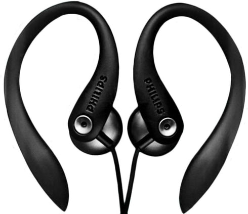 PHILIPS Headphones SHS3300BK 27mm Drivers/Open-Back Earhook 1...