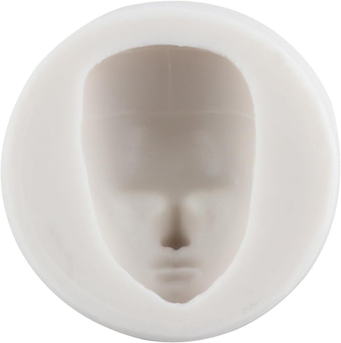 Human Face Silicone Mold Doll Face Fondant Mold For Cake Decorating Cupcake Topper Candy Chocolate Polymer Clay Gum Paste...