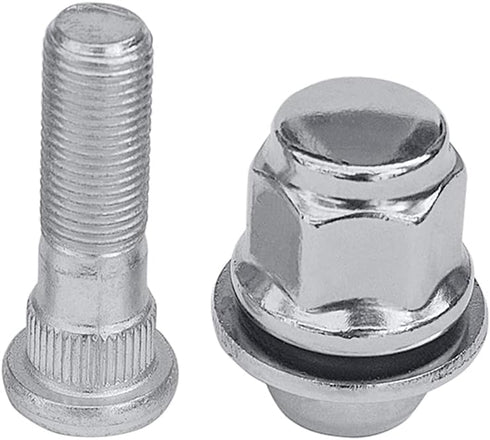 M12x1.25 Chrome Wheel Lug Stud Nut Set Compatible with Infiniti EX35 G37 Q70 Q50 QX50 Nissan Pathfinder Frontier Altima Sentra Armada Murano Maxim...