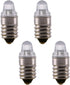 E10 3V 4300K Warm White LED Light Bulb Torch Headlight Work Light Torch Work Tools (4)...