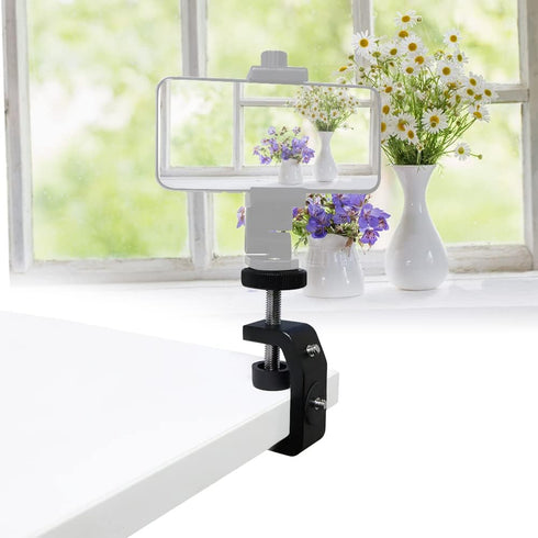 SLOW DOLPHIN Photography C Clamp Camera Clamp Mount with 1/4" Screw for Photo Studio Video DSLR,Cameras, Light Stand, Desk, Rods, Hooks, Shelves, ...