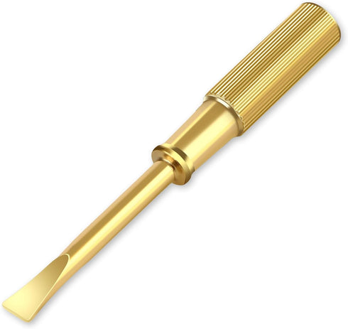 Mini Screwdriver Stainless Steel, Screw Driver Fits for Love Bracelet, Slotted Screw Driver Repair Tools for Jewelry Bracelet Eye Glasses(Gold)...
