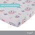 EVERYDAY KIDS Baby Girl Fitted Crib Sheet Sweet Owls, 100% Soft Breathable Microfiber Baby Sheet, Fits Standard Size Crib Mattress 28in x 52in, Nu...