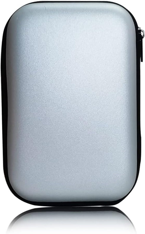 Hard Drive Carrying Case Bag Storage Organizer Universal Carry Pouch Compatible with Western Digital WD Elements Seagate, 2.5’’ EVA Shockproof Tra...