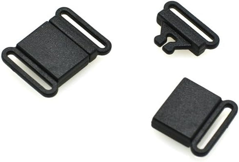 20pcs/Pack Plastic Safty Breakaway Belt Buckles Bra Accessories Pet Collar Webbing 10mm 15mm 20mm 25mm (Webbing Size 10mm)...