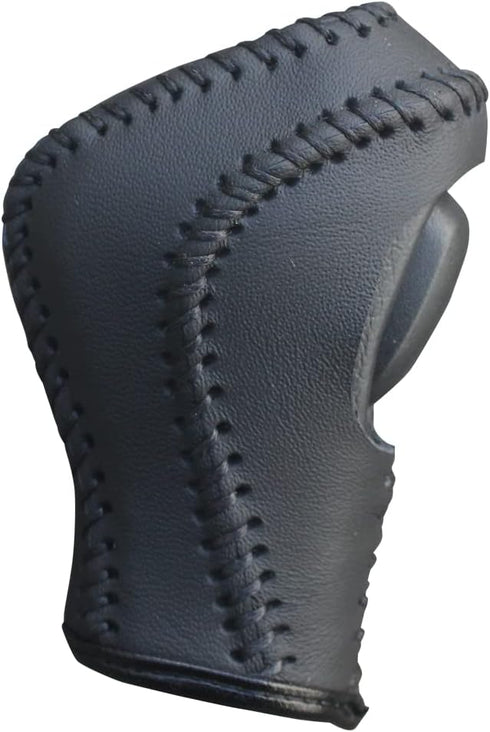 Black Leather Gear Shift Knob Cover for Nissan Maxima Gear Shift Cover/Accessories for Nissan (Black)...