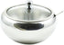 Zoie + Chloe Stainless Steel Sugar Bowl with Glass Lid - Bonus Spoon - 2 Cup Capacity (500ml)...