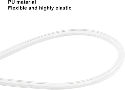 Pneumatic Tubing Pipe 1/8" Tube OD PU Polyurethane Air line Hose Clear Nylon Tubing Air Tubing Pipe Hose Air Brake Hose Fluid Transfer Tubing Air ...