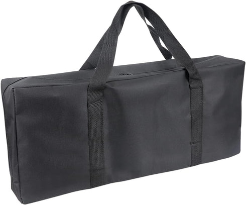 BBQ Tools Carry Bag,Large Capacity Oxford Grill Tool Carry Bag, Waterproof Outdoor BBQ Grill Accessories Bag for Picnic Cooking Camping Trip (Blac...